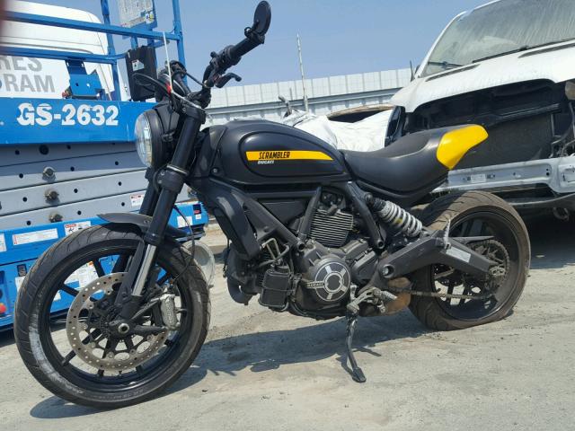 ML015ANM9GT005777 - 2016 DUCATI SCRAMBLER BLACK photo 2