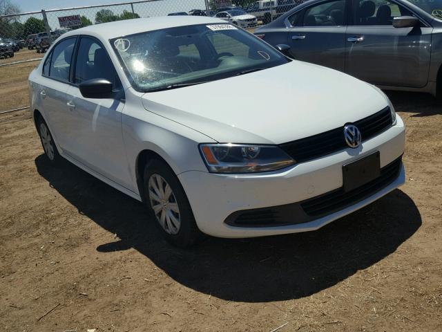 3VW2K7AJ3EM407525 - 2014 VOLKSWAGEN JETTA BASE 白色 照片 1