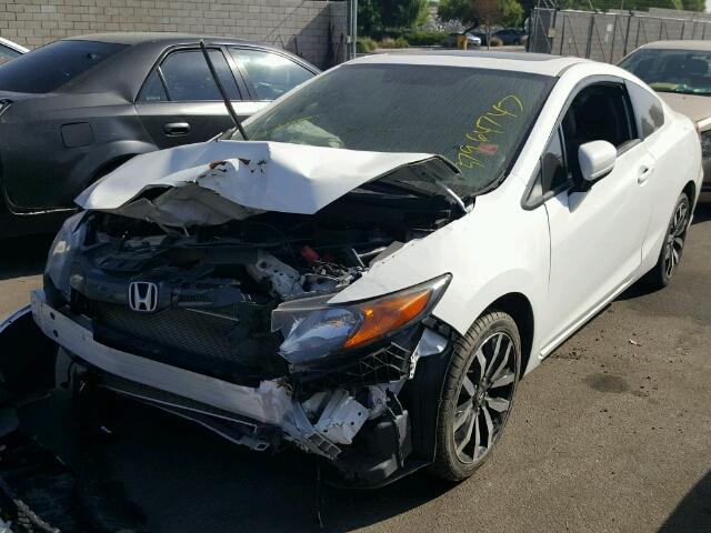 2HGFG3B03FH508201 - 2015 HONDA CIVIC EXL თეთრი ფოტო 2