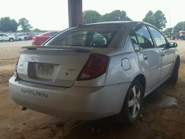 1G8AL58B37Z101015 - 2007 SATURN ION LEVEL SILVER photo 4