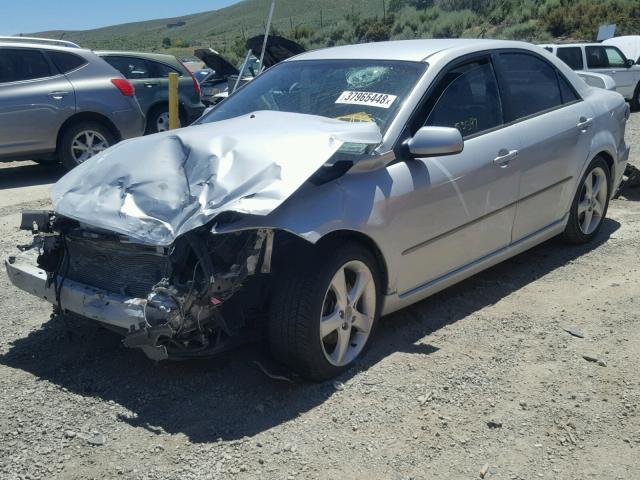 1YVHP80C075M35275 - 2007 MAZDA 6 I Srebrny zdjęcie 2