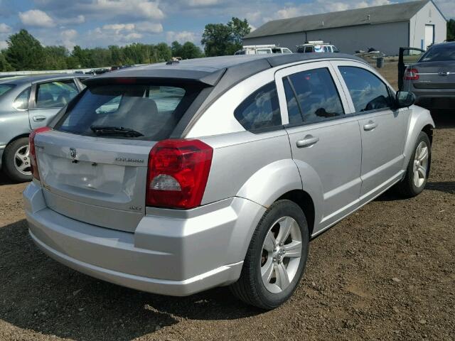 1B3CB4HA5AD552679 - 2010 DODGE CALIBER SX SILVER photo 4