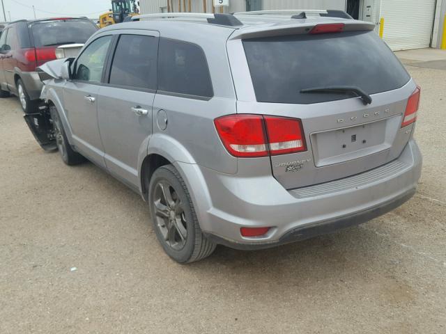 3C4PDCBB4GT240233 - 2016 DODGE JOURNEY SX SILVER photo 3