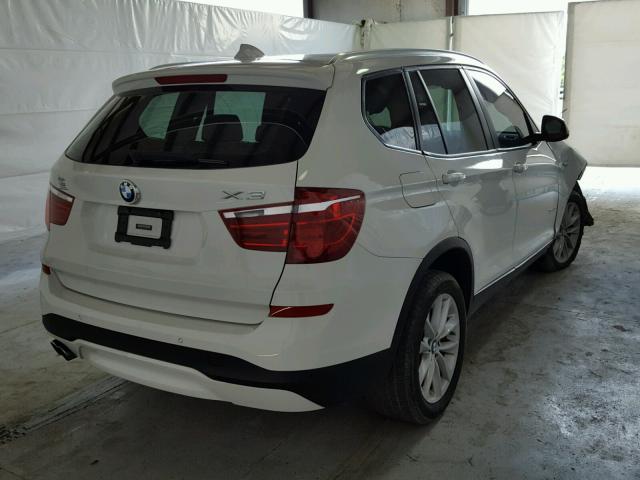 5UXWZ7C51G0R32166 - 2016 BMW X3 SDRIVE2 Білий фото 4
