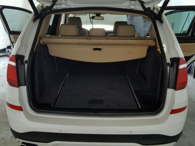 5UXWZ7C51G0R32166 - 2016 BMW X3 SDRIVE2 Білий фото 9
