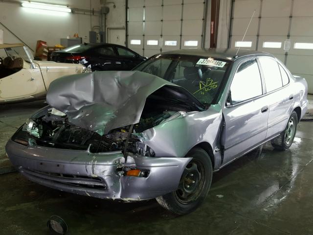 1Y1SK526XVZ433308 - 1997 GEO PRIZM BASE ნაცრისფერი ფოტო 2