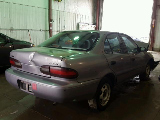 1Y1SK526XVZ433308 - 1997 GEO PRIZM BASE ნაცრისფერი ფოტო 4