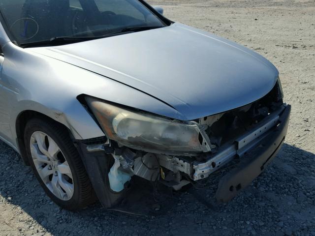 1HGCP36878A033866 - 2008 HONDA ACCORD EX- SILVER photo 9