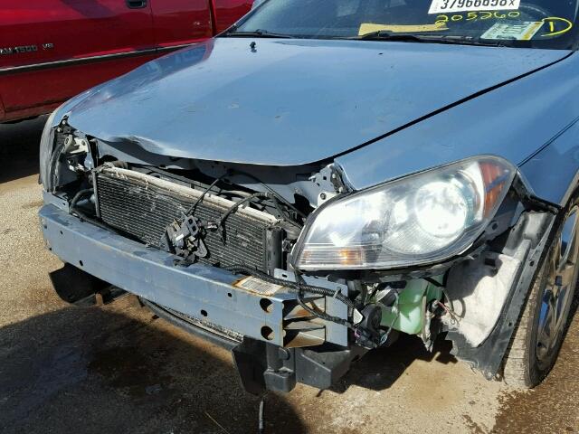 1G1ZH57B494119088 - 2009 CHEVROLET MALIBU 1LT 蓝色 照片 9