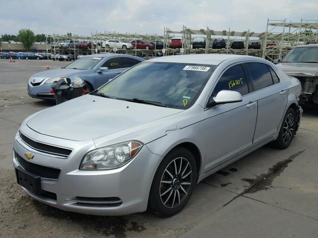 1G1ZC5EB7AF305380 - 2010 CHEVROLET MALIBU 1LT 银色 照片 2
