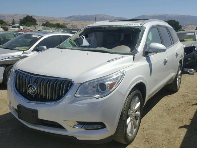 5GAKVCKD9GJ228970 - 2016 BUICK ENCLAVE WHITE photo 2