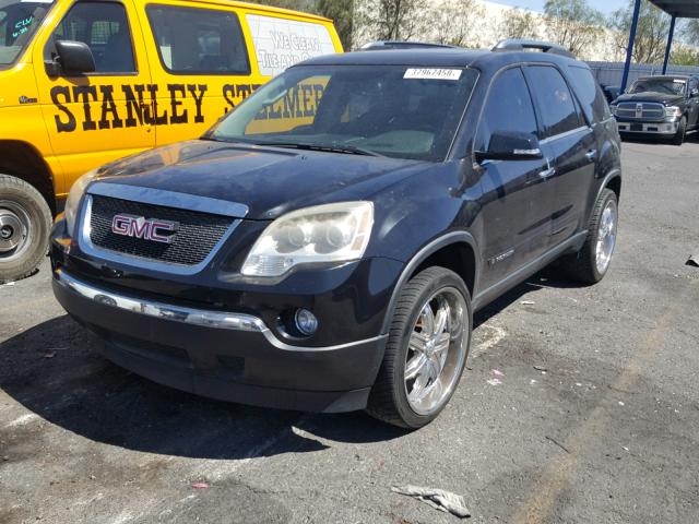 1GKER33708J118713 - 2008 GMC ACADIA SLT შავი ფოტო 2
