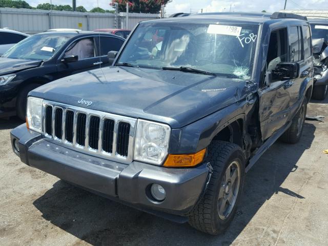 1J8HG48K88C105366 - 2008 JEEP COMMANDER GRAY photo 2