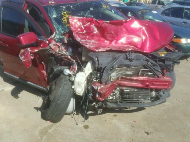 2FMDK38C88BB22655 - 2008 FORD EDGE SEL RED photo 9