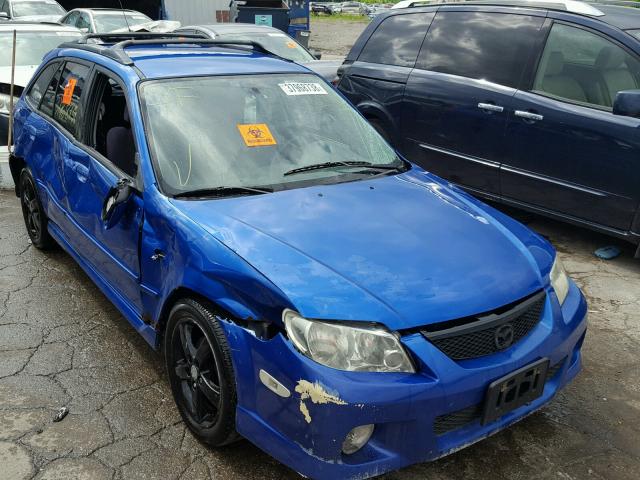 JM1BJ245331112877 - 2003 MAZDA PROTEGE PR BLUE photo 1