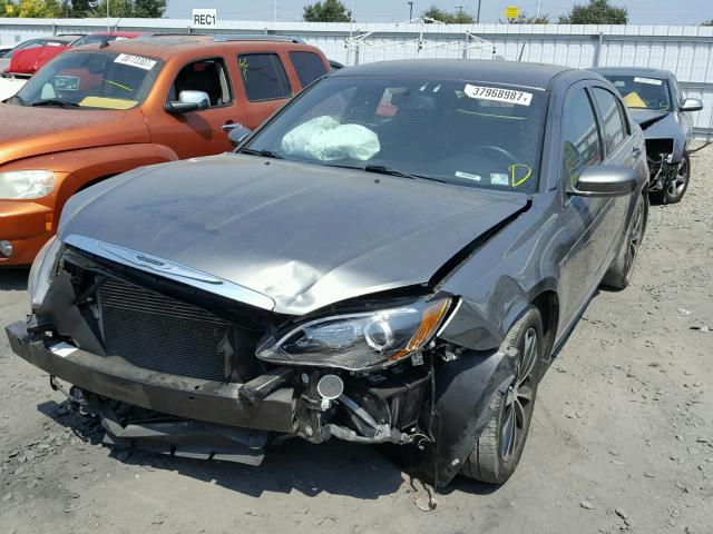 1C3CCBHG5CN276848 - 2012 CHRYSLER 200 S GRAY photo 2