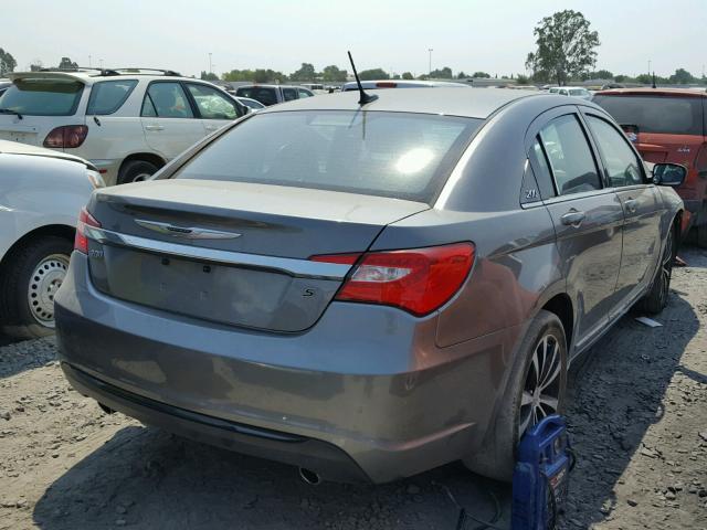 1C3CCBHG5CN276848 - 2012 CHRYSLER 200 S GRAY photo 4