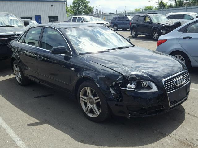 WAUDF78E87A102270 - 2007 AUDI A4 2.0T QU BLACK photo 1