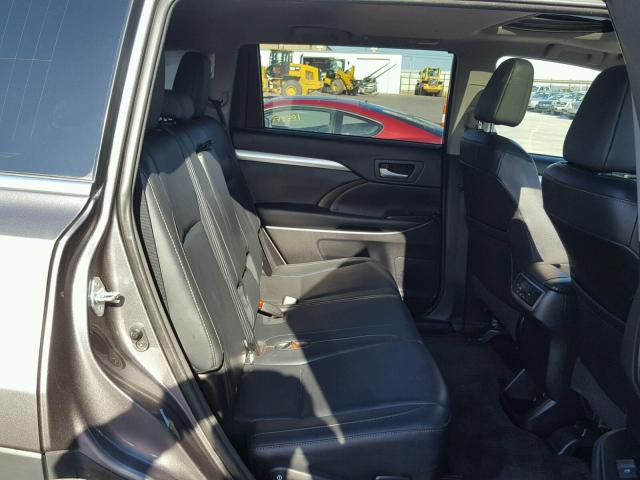 5TDJKRFH3FS146026 - 2015 TOYOTA HIGHLANDER 灰色 照片 6