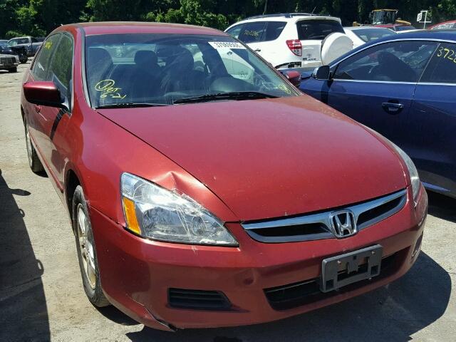 1HGCM56337A055936 - 2007 HONDA ACCORD SE RED photo 1