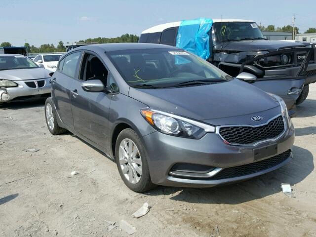 KNAFX4A65G5608512 - 2016 KIA FORTE LX SILVER photo 1