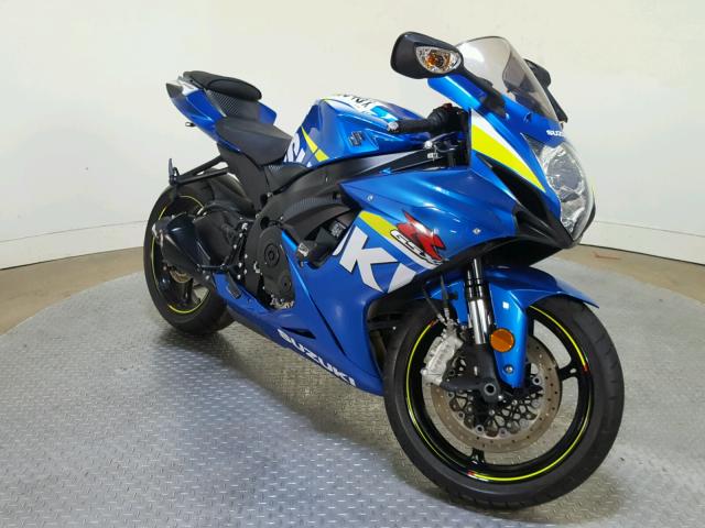 JS1GN7FA9F2100565 - 2015 SUZUKI GSX-R600 BLUE photo 2