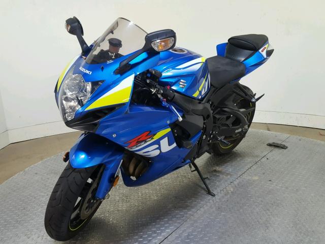 JS1GN7FA9F2100565 - 2015 SUZUKI GSX-R600 BLUE photo 4