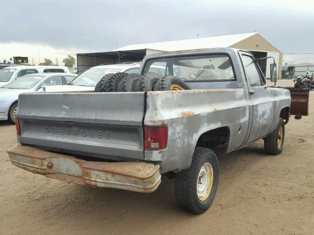 CKL147J164418 - 1977 CHEVROLET CK20 BLUE photo 4