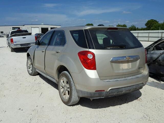 2GNALAEKXF1156157 - 2015 CHEVROLET EQUINOX SILVER photo 3