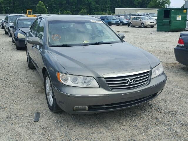 KMHFC46F88A267487 - 2008 HYUNDAI AZERA SE GRAY photo 1