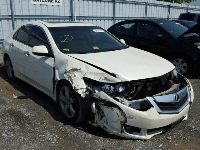 JH4CU2F63AC013705 - 2010 ACURA TSX WHITE photo 1