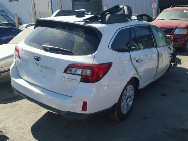 4S4BSAFC5H3263214 - 2017 SUBARU OUTBACK 2. WHITE photo 4