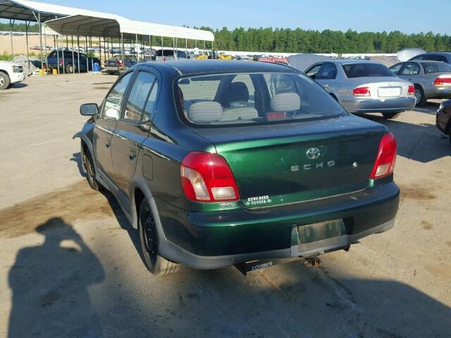 JTDBT123510187170 - 2001 TOYOTA ECHO GREEN photo 3