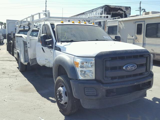 1FD0X4GT8FEC89977 - 2015 FORD F450 SUPER WHITE photo 1