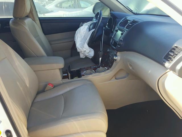 5TDYK3EH7DS100788 - 2013 TOYOTA HIGHLANDER WHITE photo 1