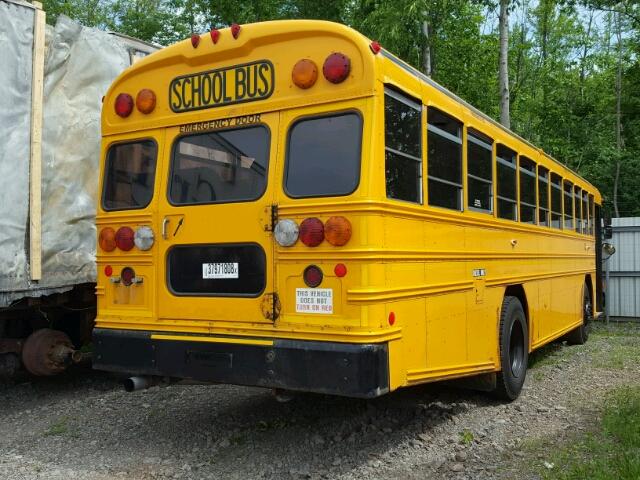 1BABGCPA17F242141 - 2007 BLUE BIRD SCHOOL BUS YELLOW photo 4