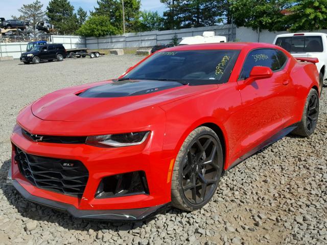 1G1FK1R66J0127525 - 2018 CHEVROLET CAMARO ZL1 红色 照片 2