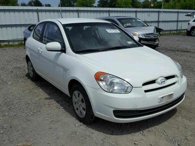 KMHCM3AC0AU171106 - 2010 HYUNDAI ACCENT BLU WHITE photo 1