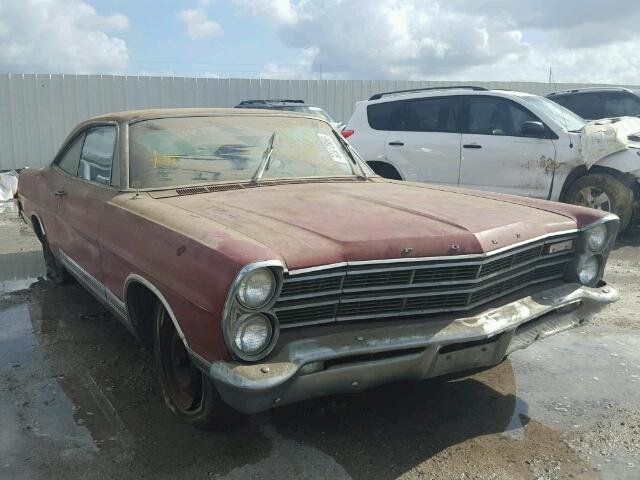 7D58H119953 - 1967 FORD GALAXIE RED photo 1