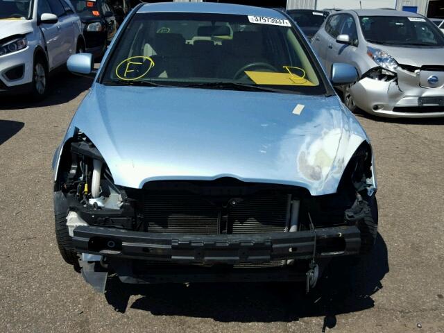 KMHCN4AC1BU591462 - 2011 HYUNDAI ACCENT GLS BLUE photo 9