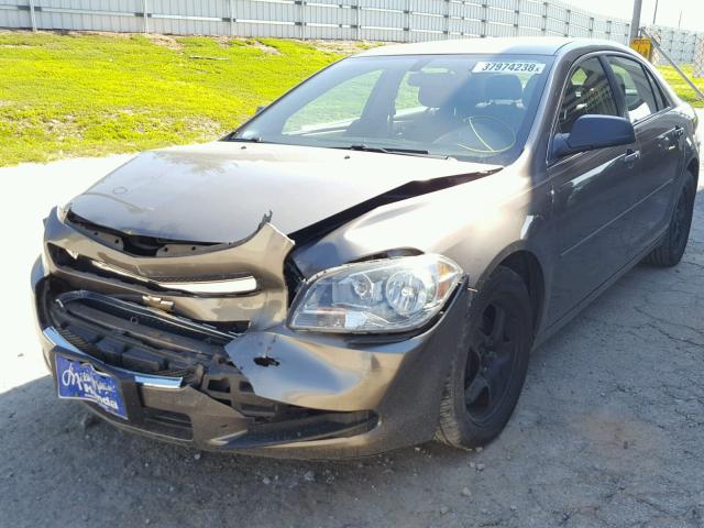 1G1ZA5EU3BF370669 - 2011 CHEVROLET MALIBU LS TAN photo 2
