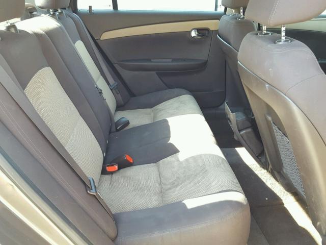 1G1ZA5EU3BF370669 - 2011 CHEVROLET MALIBU LS TAN photo 6