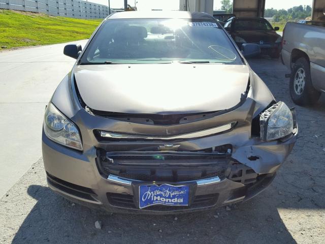 1G1ZA5EU3BF370669 - 2011 CHEVROLET MALIBU LS TAN photo 9