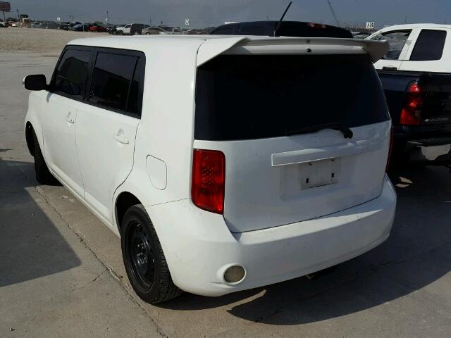 JTLKE50E191063543 - 2009 TOYOTA SCION XB WHITE photo 3