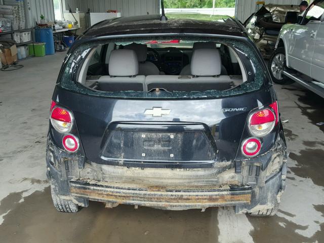 1G1JB6SH5C4122265 - 2012 CHEVROLET SONIC LS 黑色 照片 9
