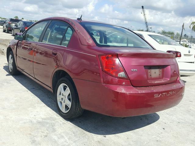 1G8AJ55FX6Z129292 - 2006 SATURN ION LEVEL BURGUNDY photo 3