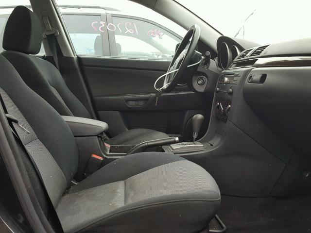 JM1BK32F371728549 - 2007 MAZDA 3 I BLACK photo 5