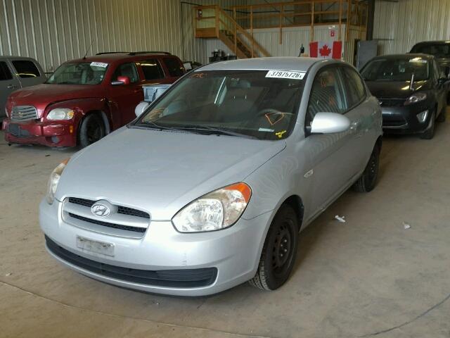 KMHCN35C28U075091 - 2008 HYUNDAI ACCENT BAS GRAY photo 2