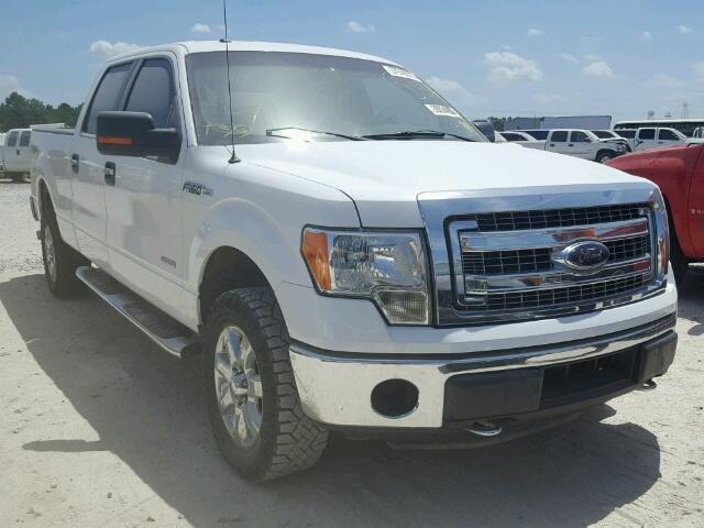 1FTFW1ET0EKD01641 - 2014 FORD F150 SUPER WHITE photo 1