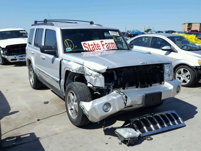1J4RG4GK4AC127958 - 2010 JEEP COMMANDER SILVER photo 1